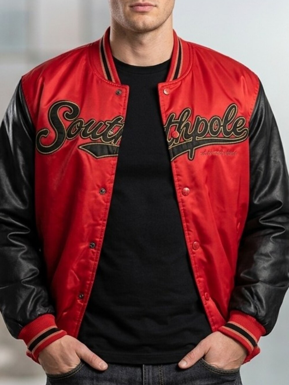 South Pole Varsity Boys Jacket Size XXL/20 Urban Style 90s Streetwear